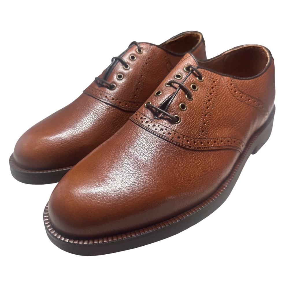 Duck Head Steadman Oxford Mens 13 M Rust Brown NEW Leather Dress Shoes 226610